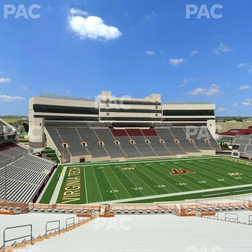 Lane Stadium - Section 134 Seat View