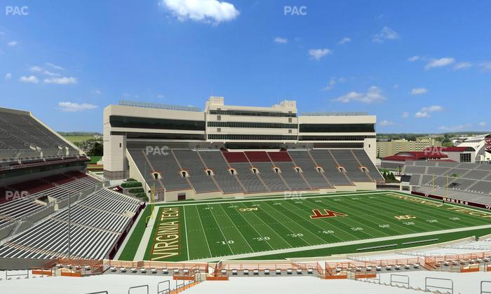 Lane Stadium - Section 134 Seat View
