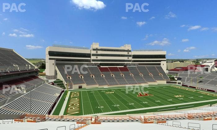 Lane Stadium - Section 134 Seat View