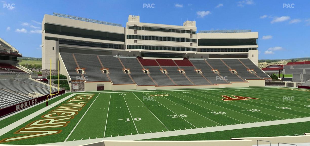 Lane Stadium - Section 134 Seat View