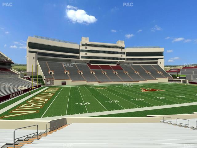 Lane Stadium - Section 134 Seat View