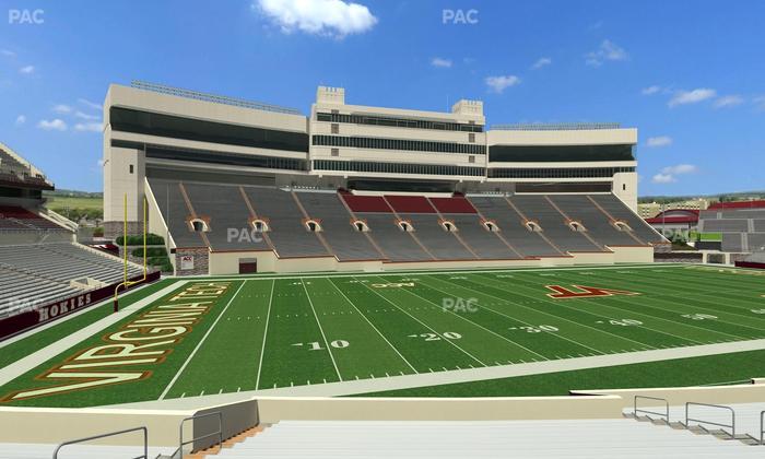 Lane Stadium - Section 134 Seat View