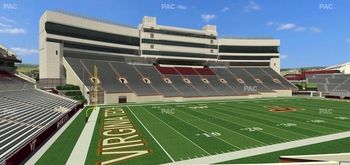 Lane Stadium - Section 136 Seat View