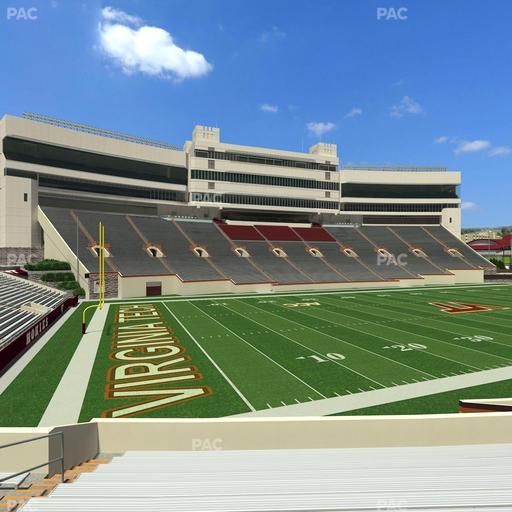 Lane Stadium - Section 136 Seat View