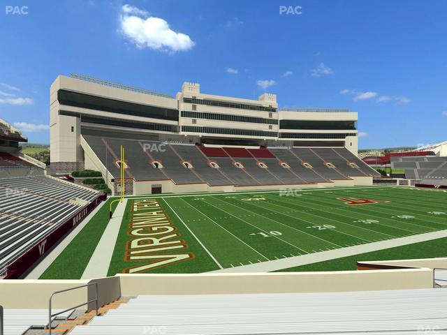 Lane Stadium - Section 136 Seat View