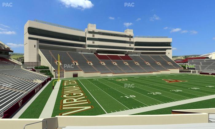 Lane Stadium - Section 136 Seat View