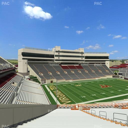 Lane Stadium - Section 136 Seat View