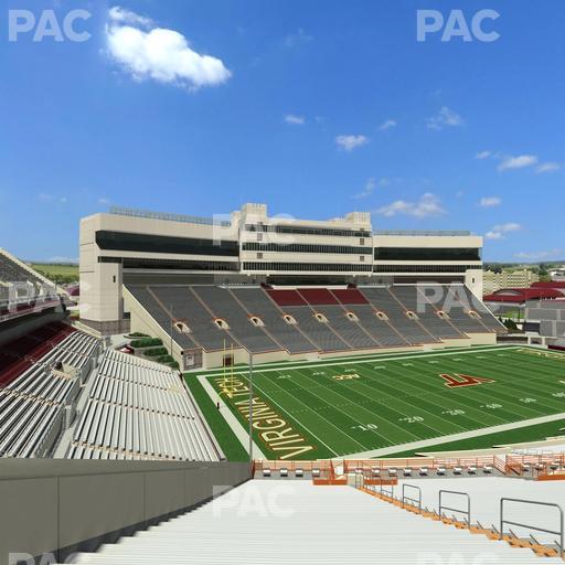 Lane Stadium - Section 136 Seat View
