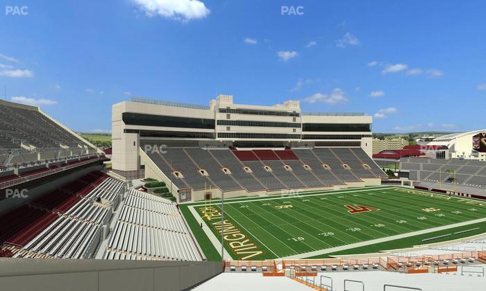 Lane Stadium - Section 136 Seat View