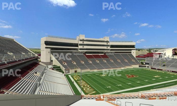 Lane Stadium - Section 136 Seat View