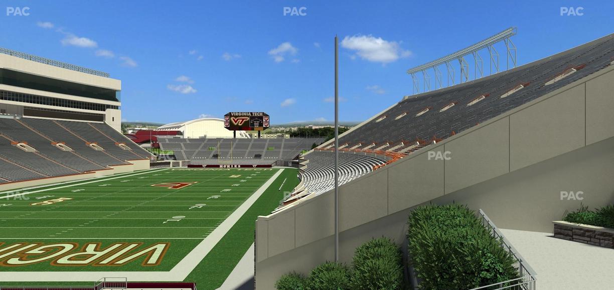 Lane Stadium - Section 201 Seat View