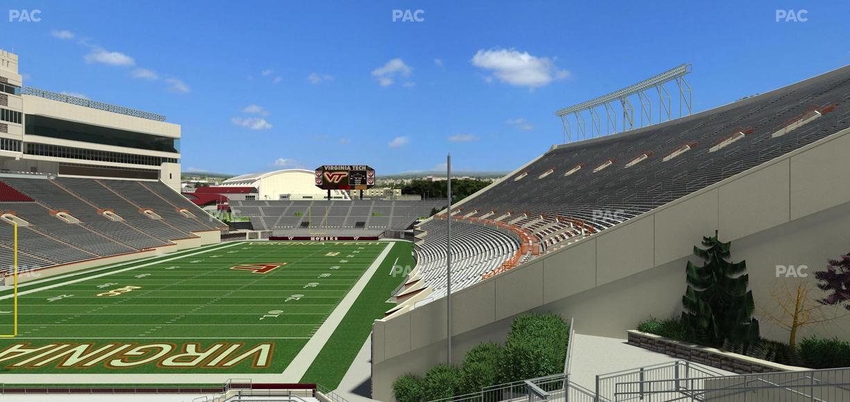 Lane Stadium - Section 201 Seat View
