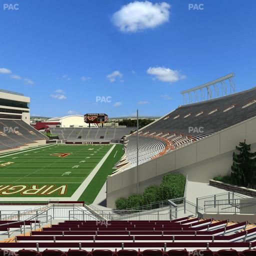 Lane Stadium - Section 201 Seat View
