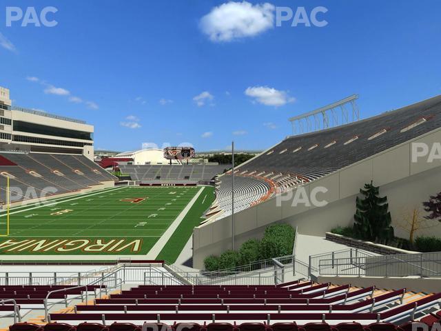 Lane Stadium - Section 201 Seat View Lane Stadium - Section 201 Seat View