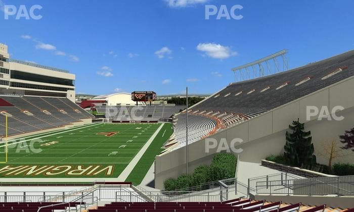 Lane Stadium - Section 201 Seat View