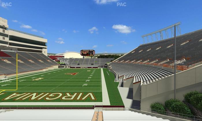 Lane Stadium - Section 202 Seat View