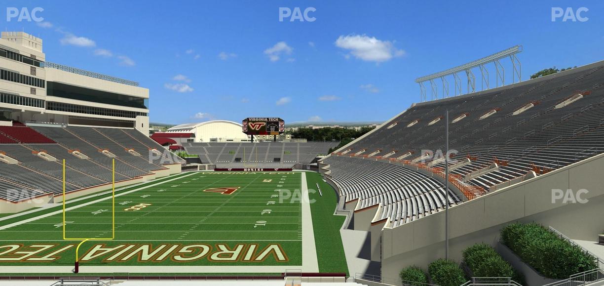 Lane Stadium - Section 202 Seat View