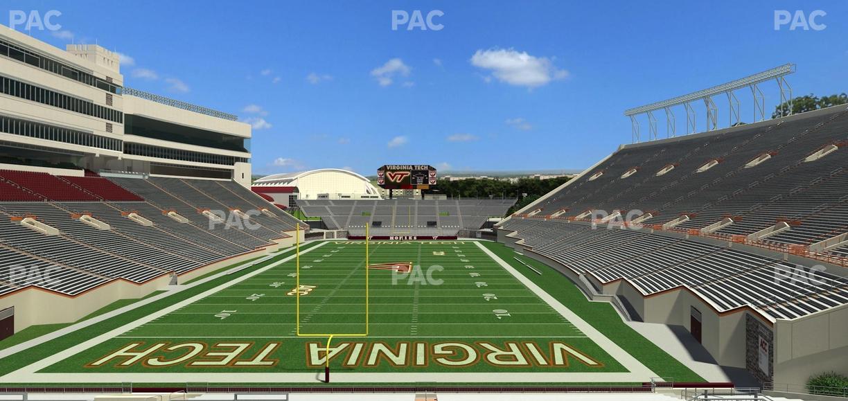 Lane Stadium - Section 203 Seat View