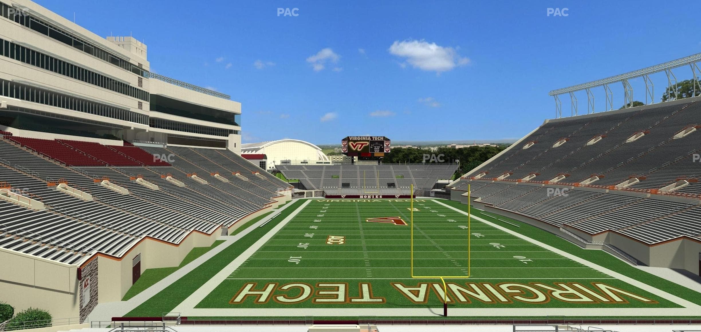 Lane Stadium - Section 204 Seat View