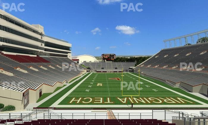 Lane Stadium - Section 204 Seat View
