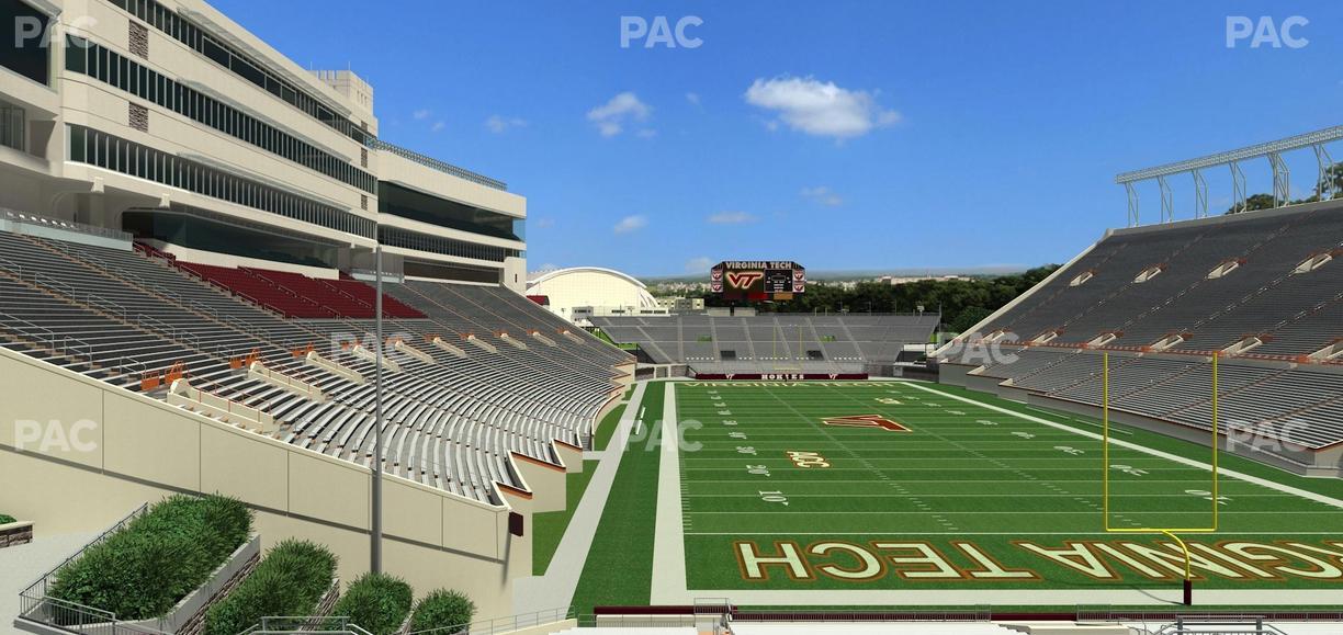 Lane Stadium - Section 205 Seat View