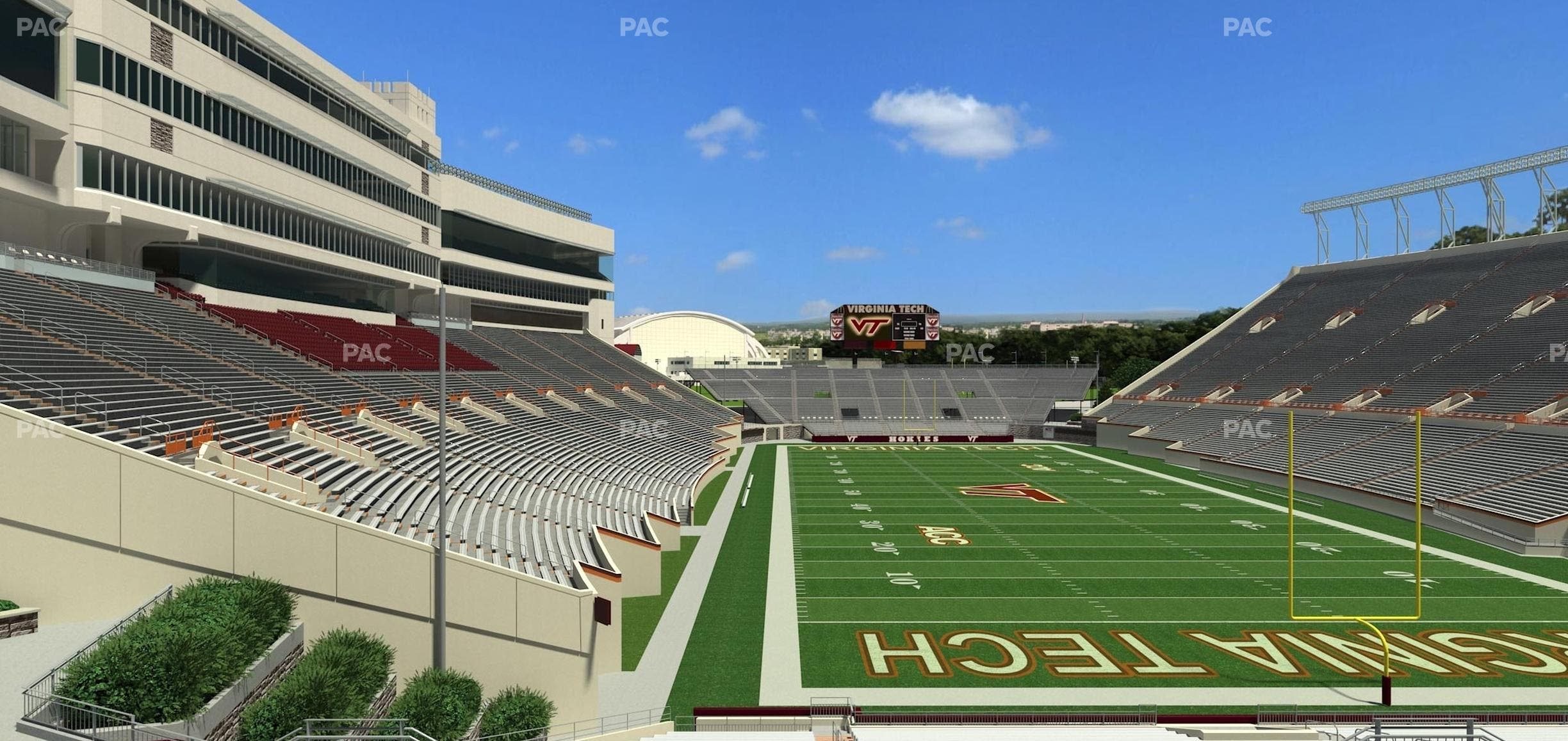 Lane Stadium - Section 205 Seat View