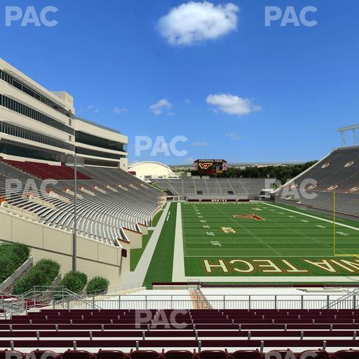 Lane Stadium - Section 205 Seat View
