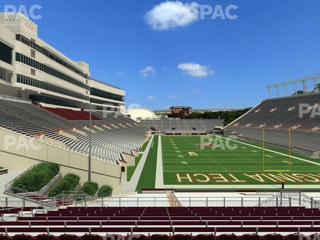 Lane Stadium - Section 205 Seat View Lane Stadium - Section 205 Seat View