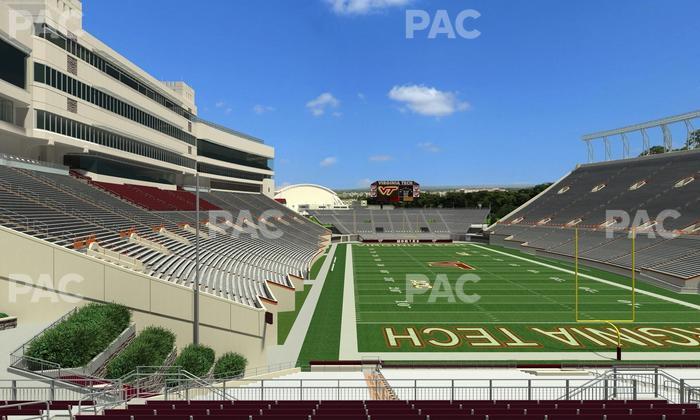 Lane Stadium - Section 205 Seat View