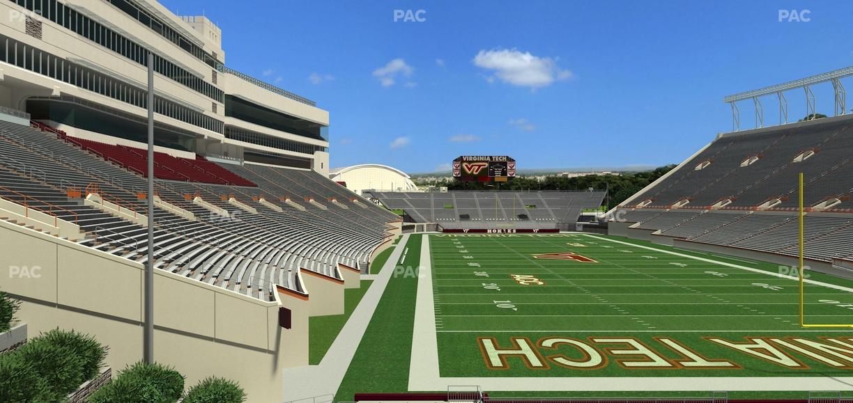 Lane Stadium - Section 205 Seat View