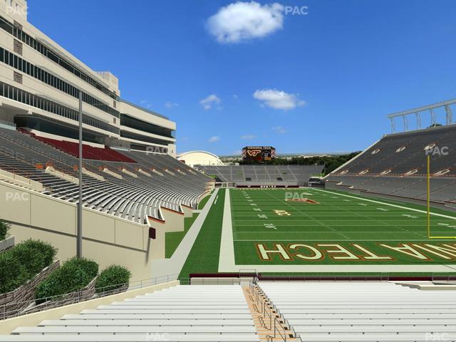 Lane Stadium - Section 205 Seat View