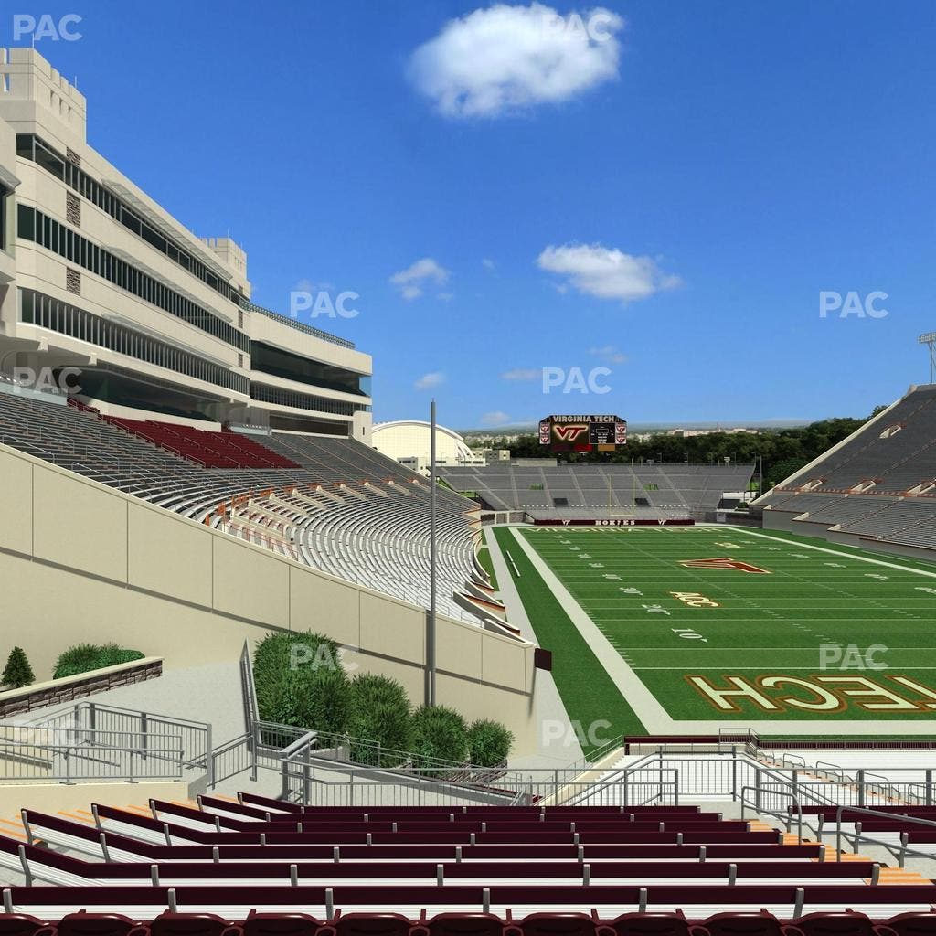Lane Stadium - Section 206 Seat View