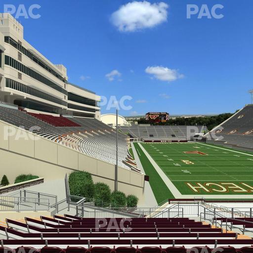 Lane Stadium - Section 206 Seat View