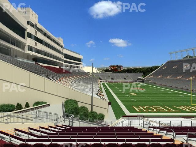 Lane Stadium - Section 206 Seat View