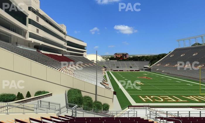 Lane Stadium - Section 206 Seat View