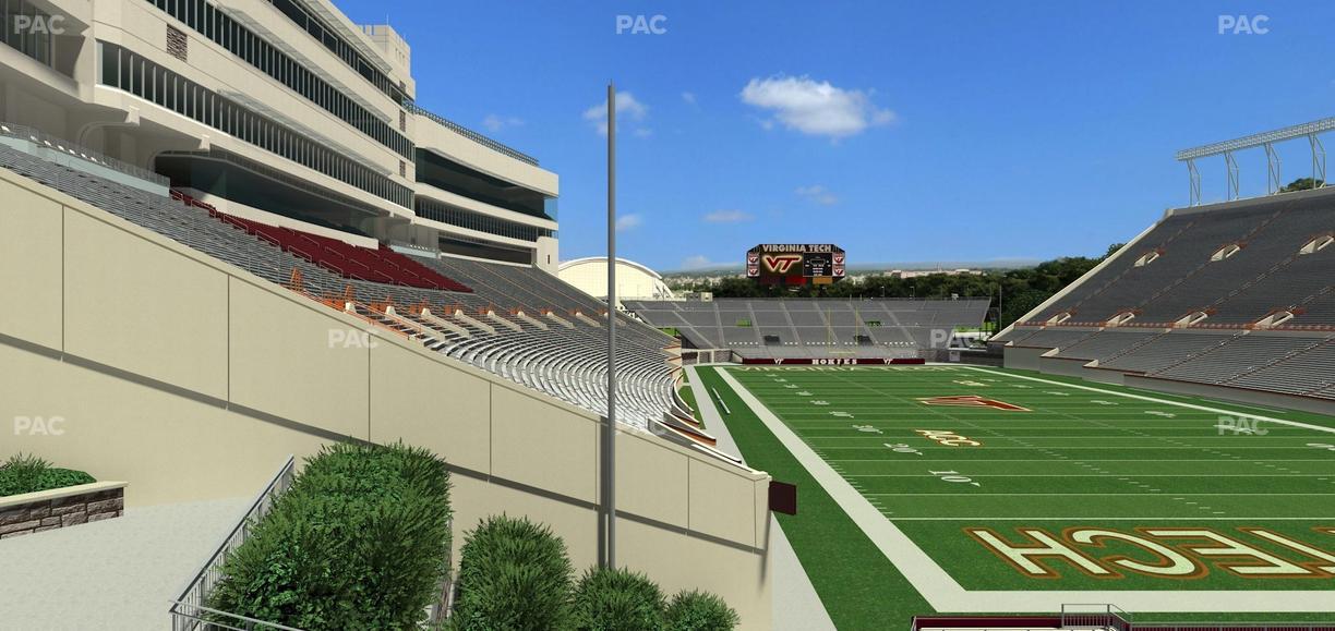 Lane Stadium - Section 206 Seat View