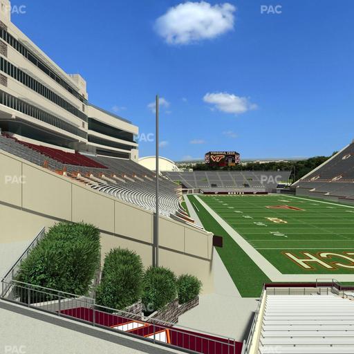 Lane Stadium - Section 206 Seat View