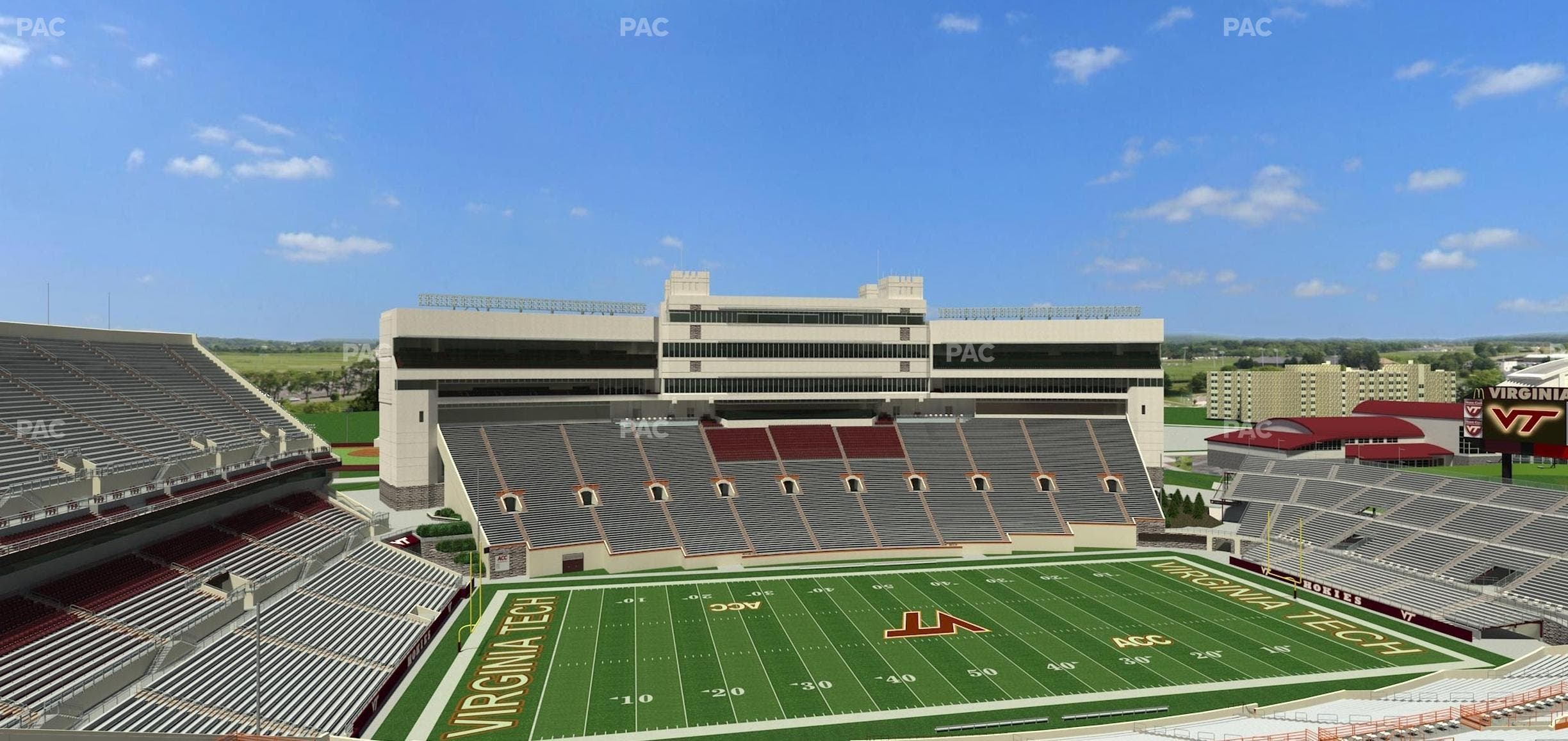 Lane Stadium - Section 233 Seat View