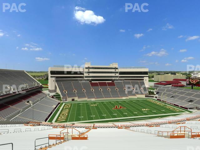 Lane Stadium - Section 233 Seat View Lane Stadium - Section 233 Seat View