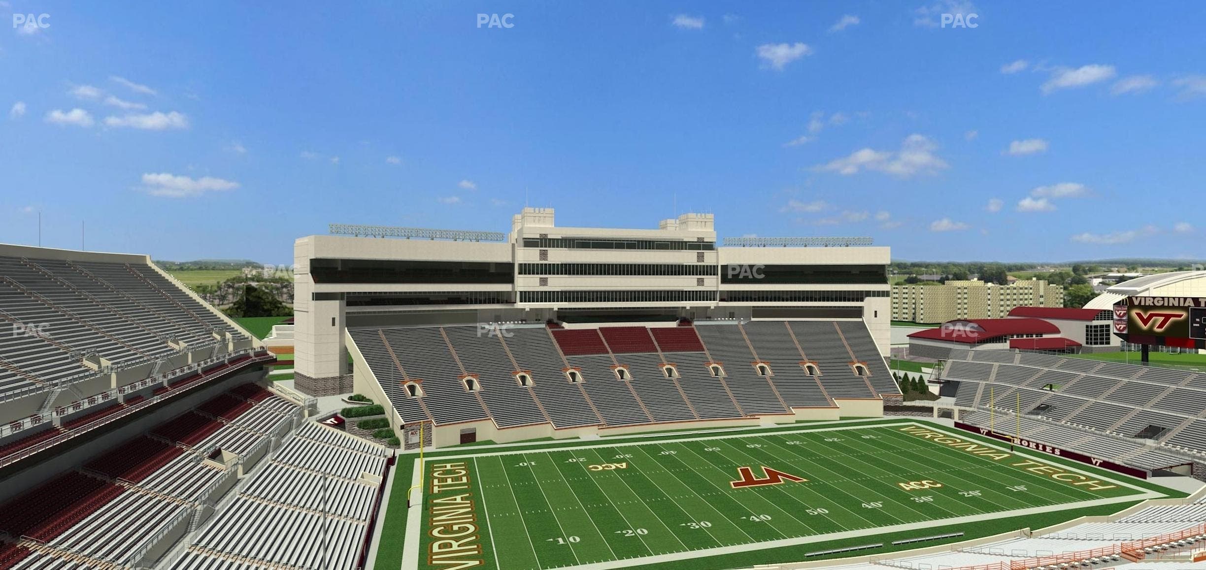 Lane Stadium - Section 235 Seat View