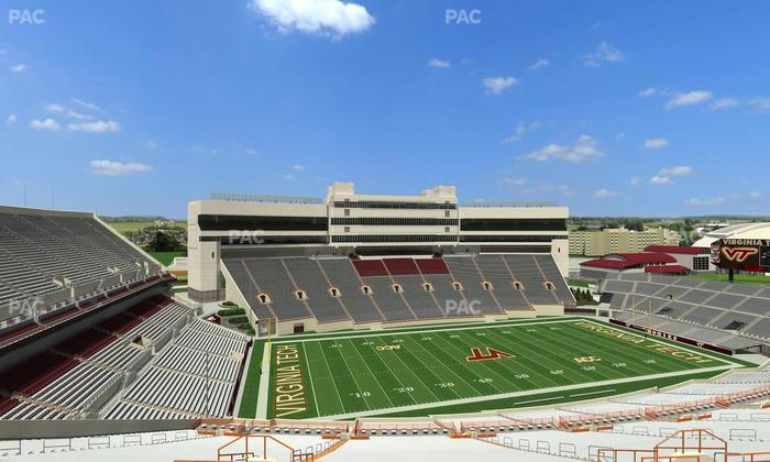 Lane Stadium - Section 235 Seat View