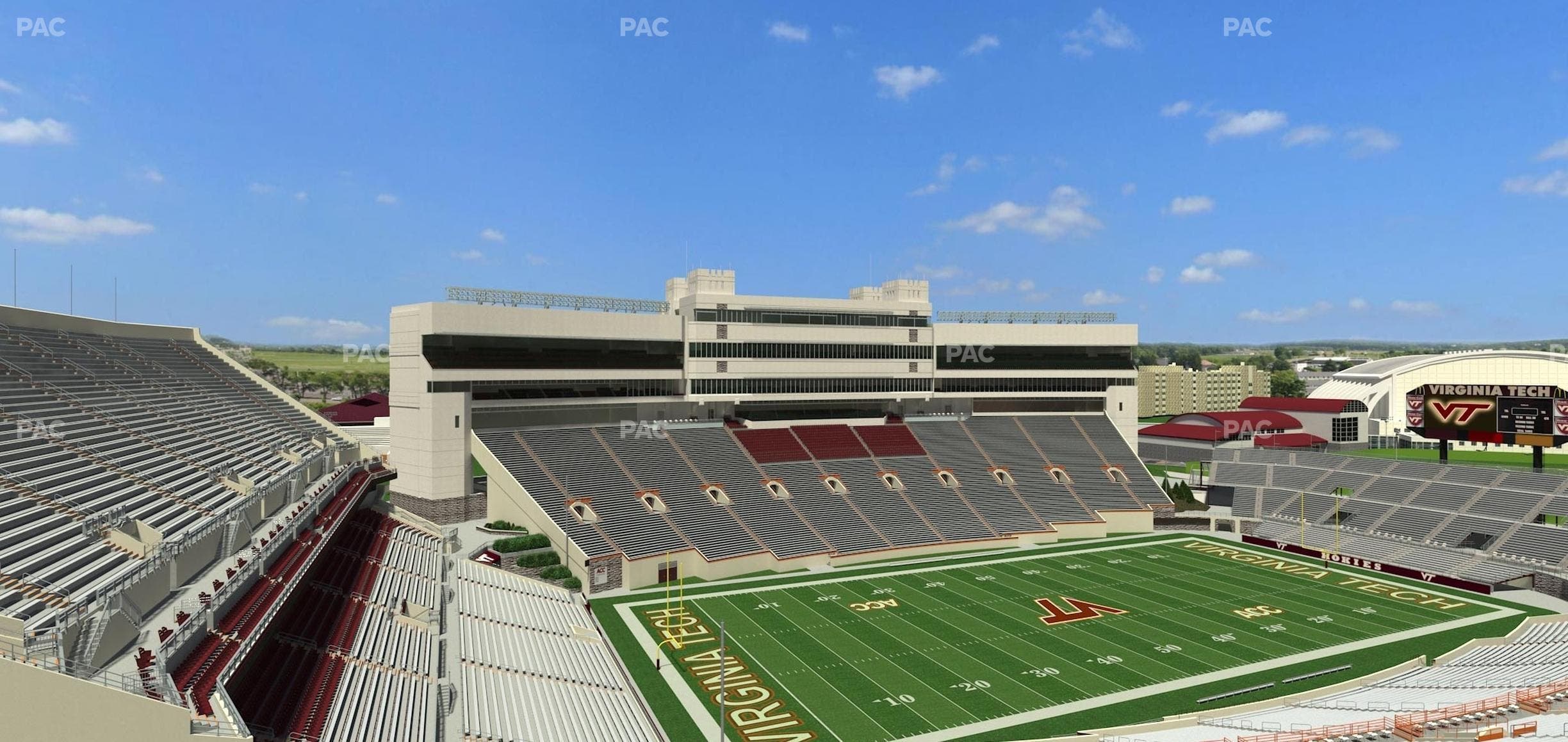 Lane Stadium - Section 236 Seat View