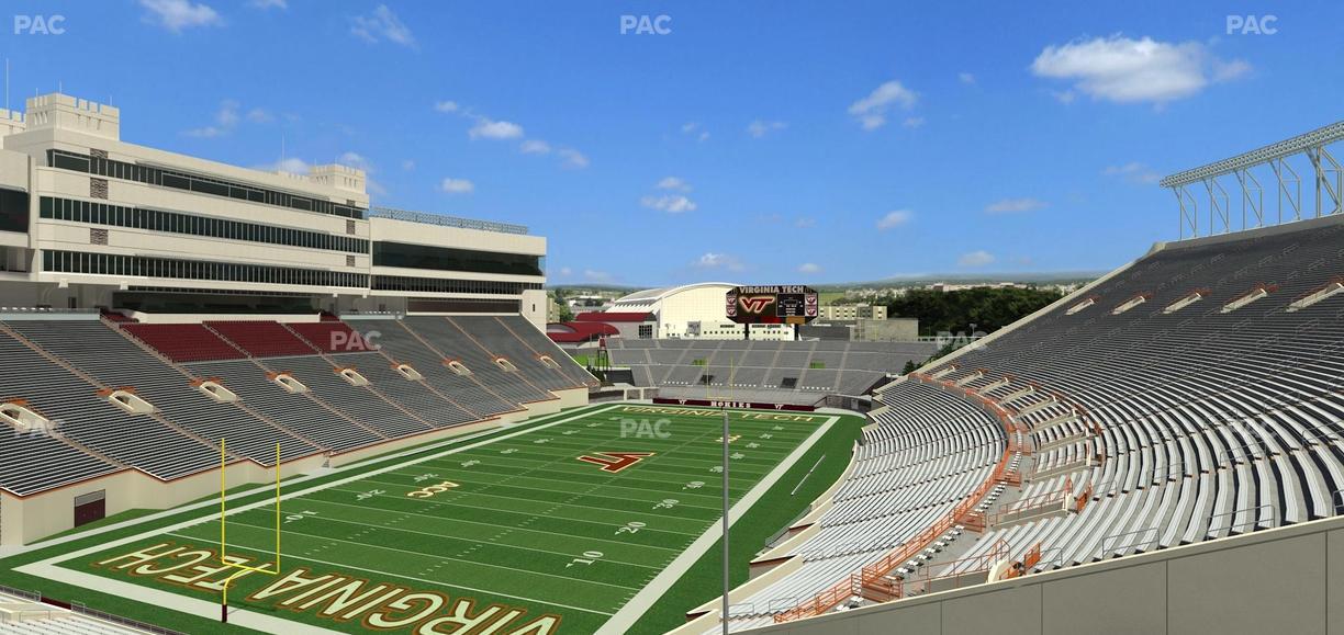 Lane Stadium - Section 401 Seat View