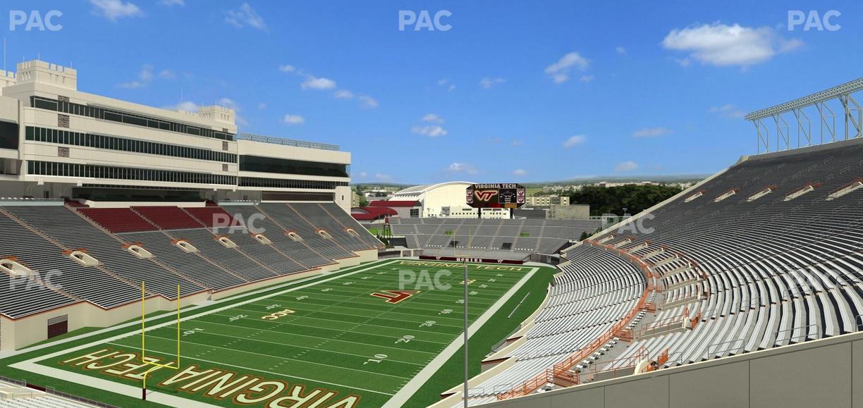 Lane Stadium - Section 401 Seat View