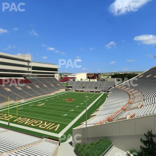 Lane Stadium - Section 401 Seat View