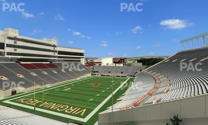 Lane Stadium - Section 401 Seat View