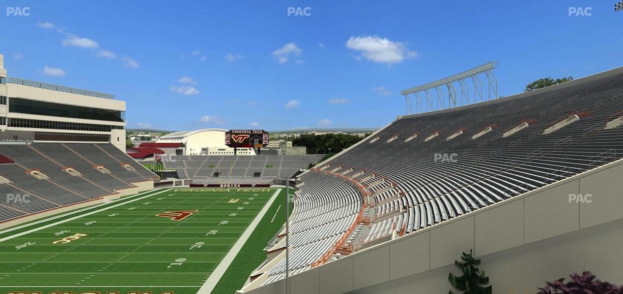 Lane Stadium - Section 402 Seat View