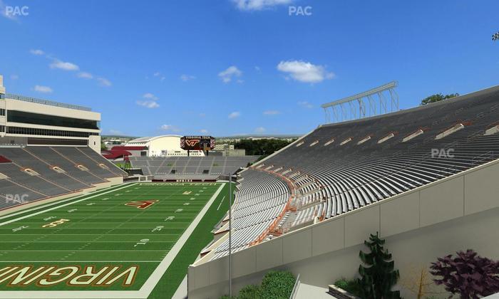 Lane Stadium - Section 402 Seat View