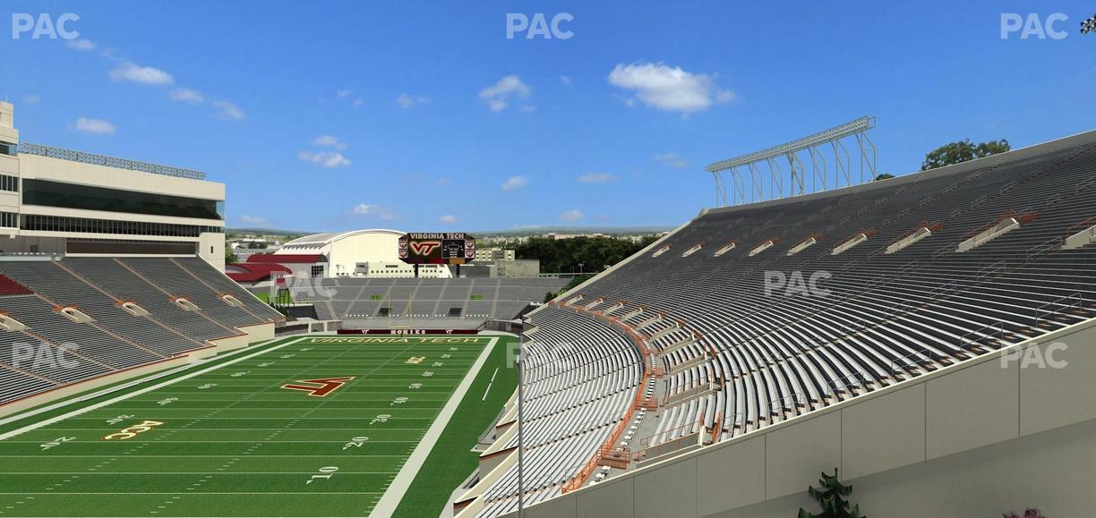 Lane Stadium - Section 402 Seat View