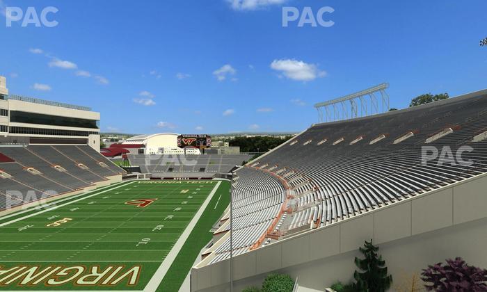 Lane Stadium - Section 402 Seat View